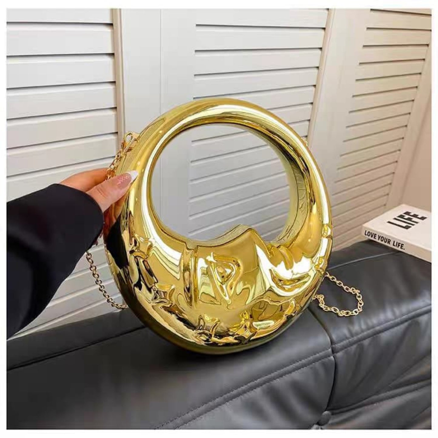 Party Style Moon Bag Clutch