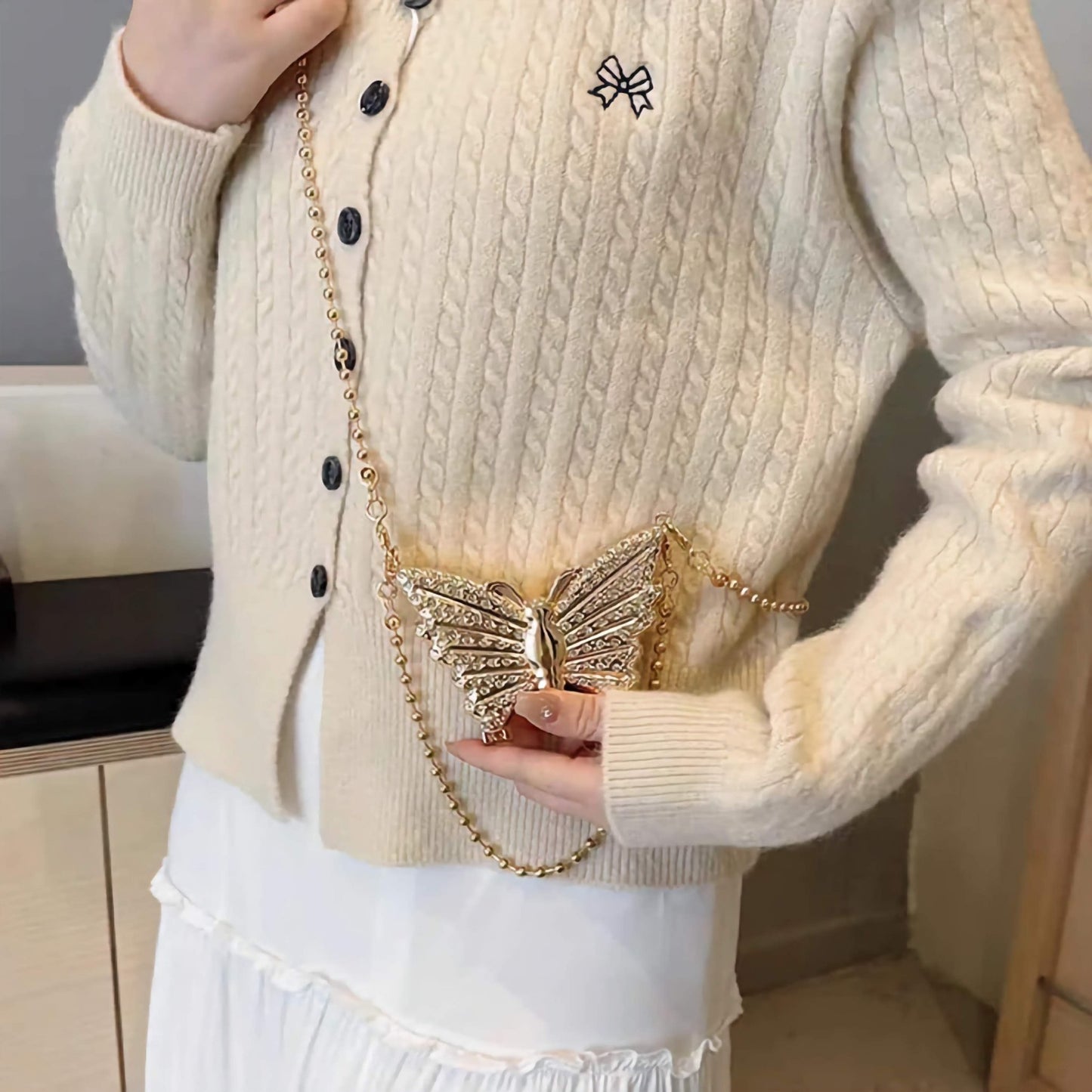 Butterfly Mini Sling & clutch