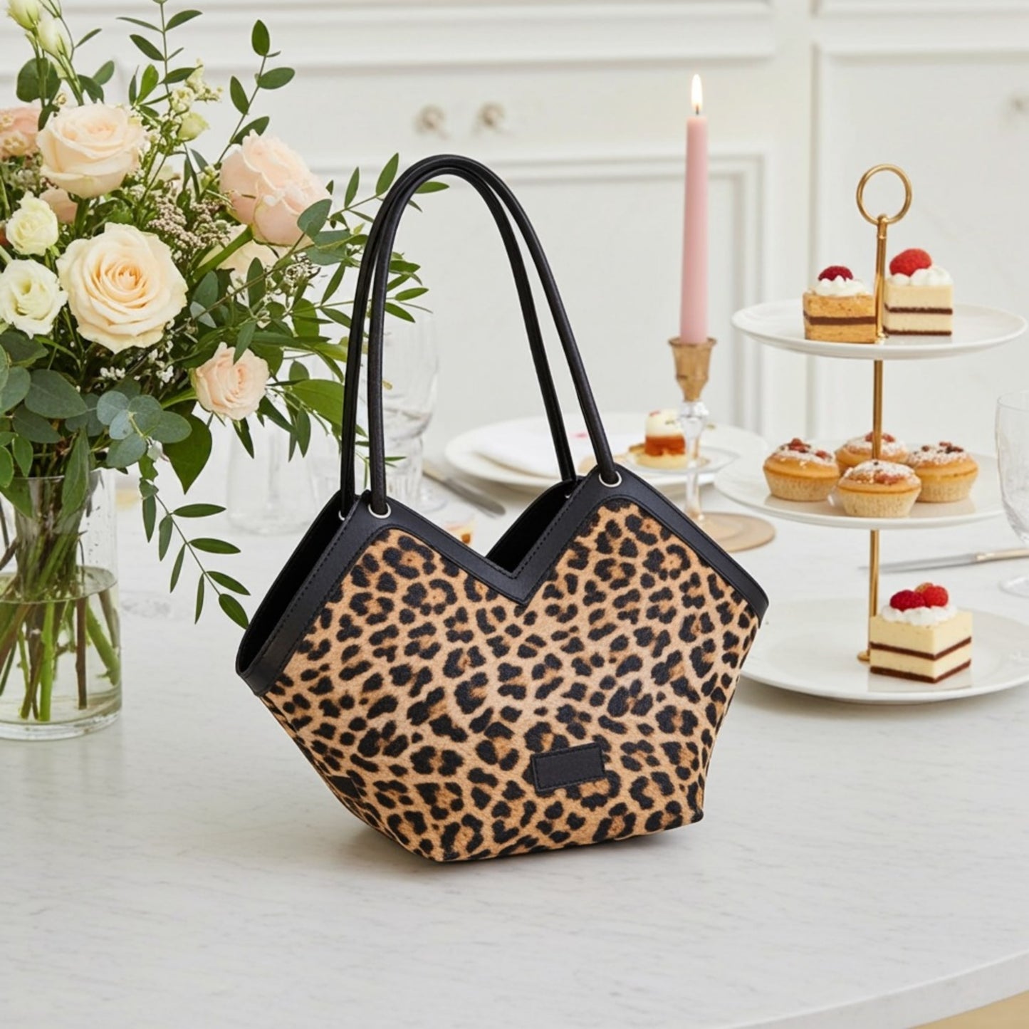 Sequence Shoulder Bag | Animal print